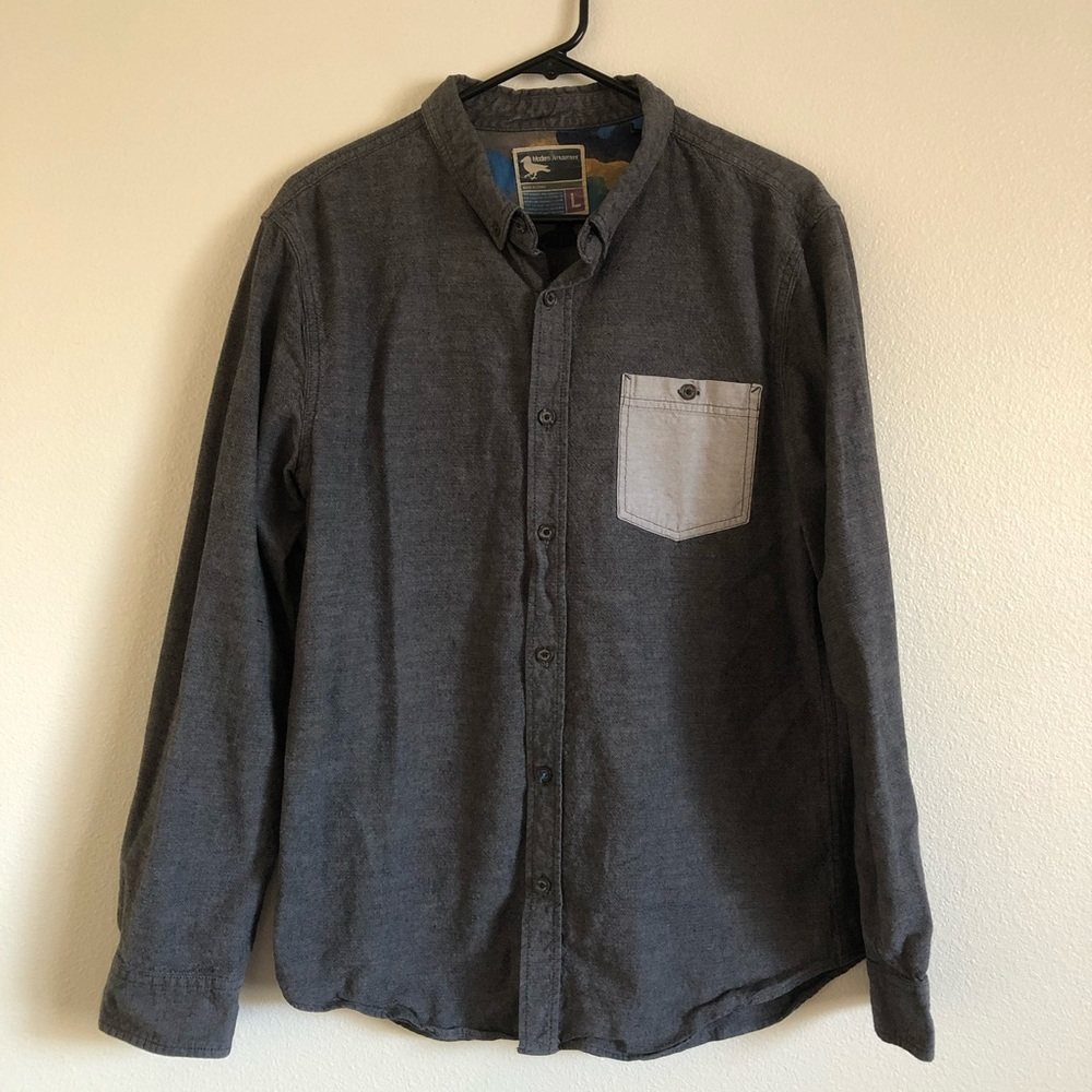 Large Modern Amusement Button-Up